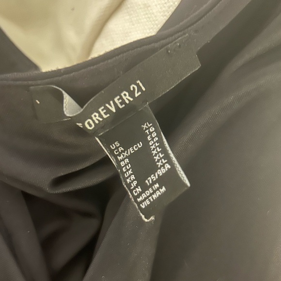 Black Ruched Forever 21 Bodysuit - Picture 5 of 5